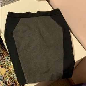 Black & Grey LOFT pencil skirt